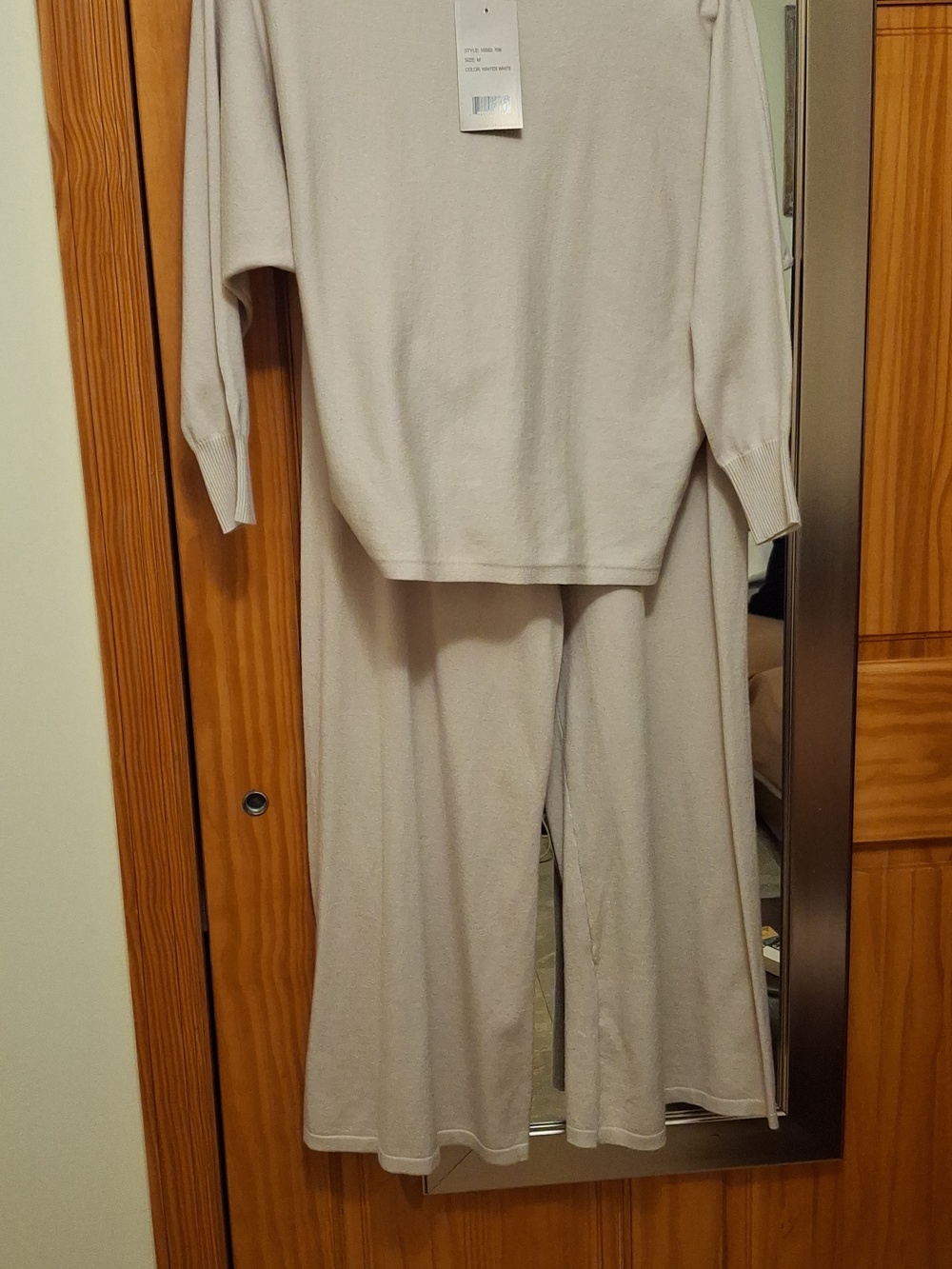 Sioni Beige Knit Two-Piece Set - Picture 13 of 14